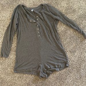 Aerie Ribbed Pajama/Lounge Romper